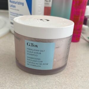 G.Tox Himalayan Salt Scalp Scrub Shampoo - White and Blue